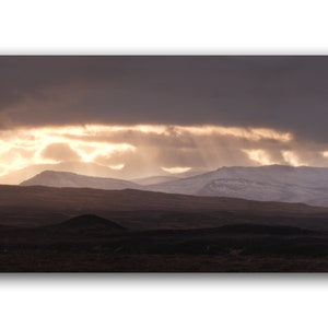 Sonnenaufgang über Rannoch Moor, Corrour, Schottland v2 | Scottish Highlands | Schottische Landschaftsfotografie Panorama-Druck | Wandkunst