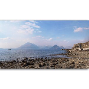 Elgol bay mountains, Skye Scotland | Scottish Highlands | Scottish landscape photography panoramic print | wall art