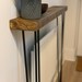 Rustic Narrow Hallway Console Table | Handmade Console Table | Rustic Radiator Shelf (14.5cm deep)