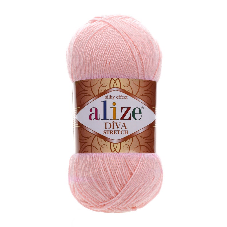 Summer Soft Yarn for Knitting Crochet Dress and Bikini Lingerie Yarn 9 Skeins Alize Bikini Yarn Elastic Swimsuit Yarn Alize Diva Stretch