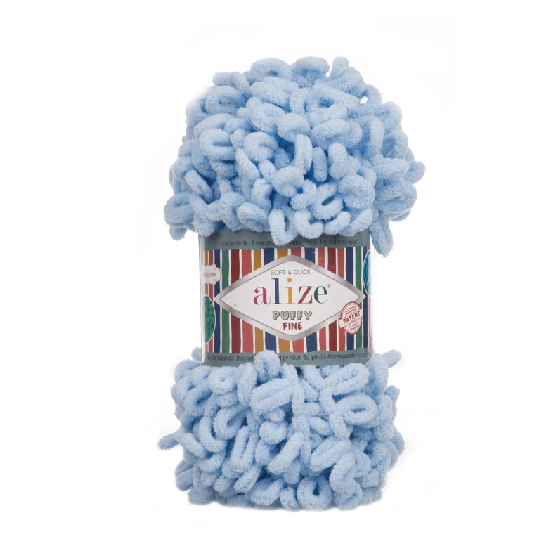 Alize Puffy Fine 15 YARDS baby blanket yarn velvet yarn Etsy