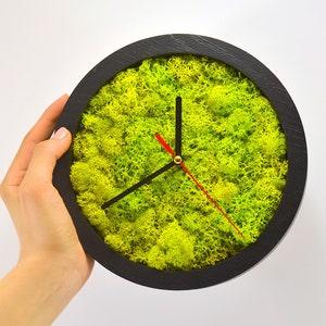 Einzigartige Wanduhr, Charcoal Shade Wanduhr, große moderne Wanduhr für Wohnzimmer / Büro, Wohnzimmer Dekoration, Bürodekor