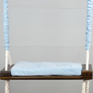 Wooden rope swing, toddler swing outdoor, adult inside swing, kids hanging swing, personalized swing chair, eco friendly swing, tree swing