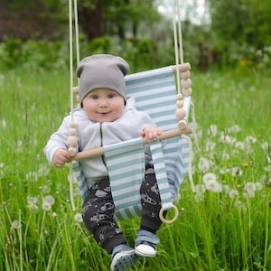 Swing chair, baby swing chair, fabric swing, Baby swing, indoor baby swing, baby shower gift, baby Christmas gift, boho swing for baby, toy