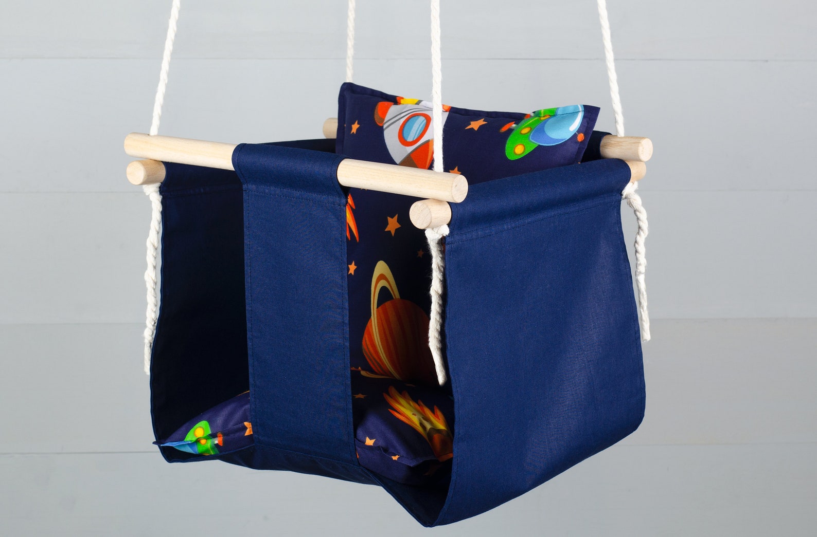 Baby Swing Chair Indoor Baby Swing Fabric Swing Handmade Etsy