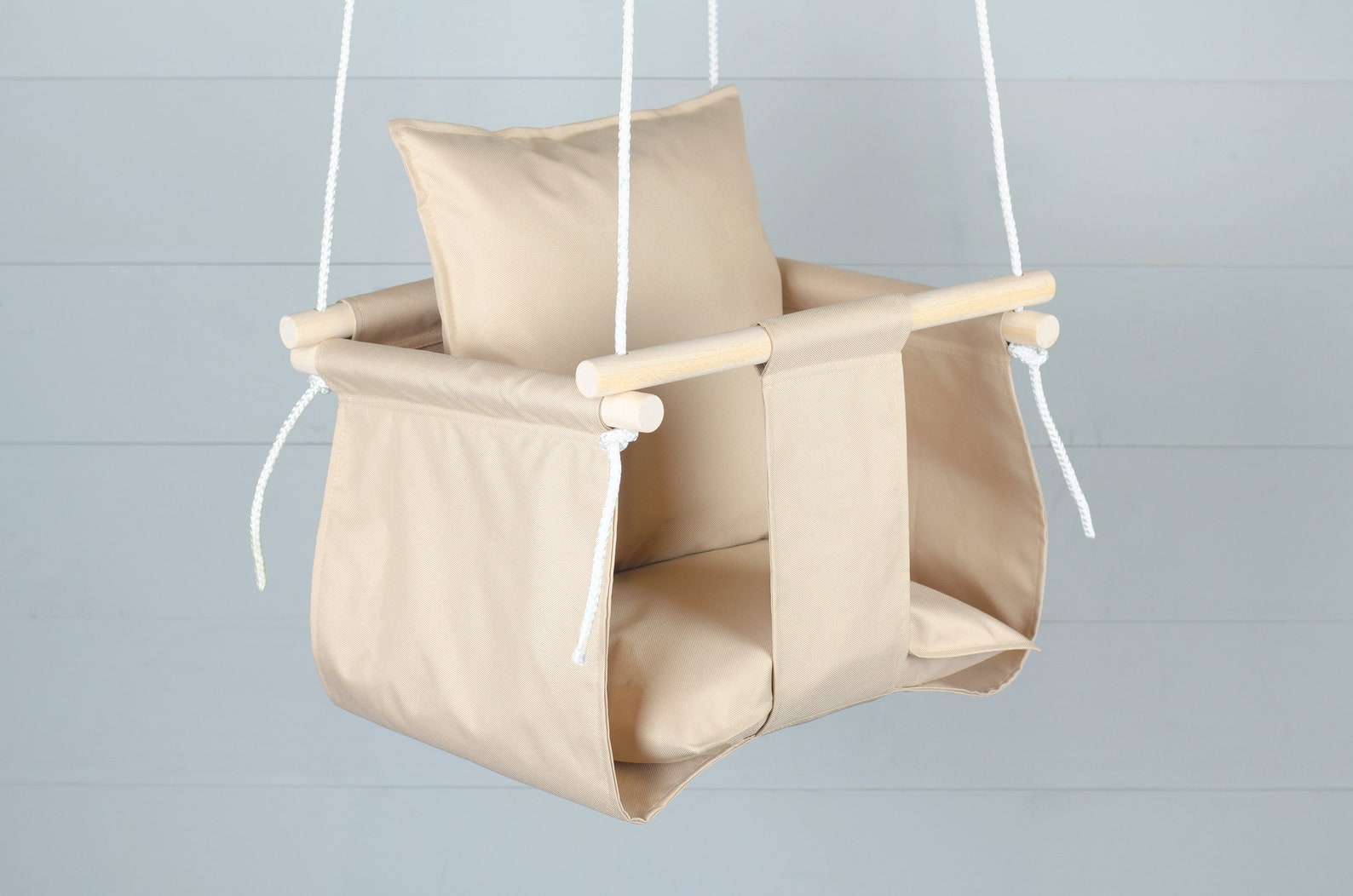 OUTDOOR Swing Baby Swing WEATHERPROOF Beige Baby Swing Etsy