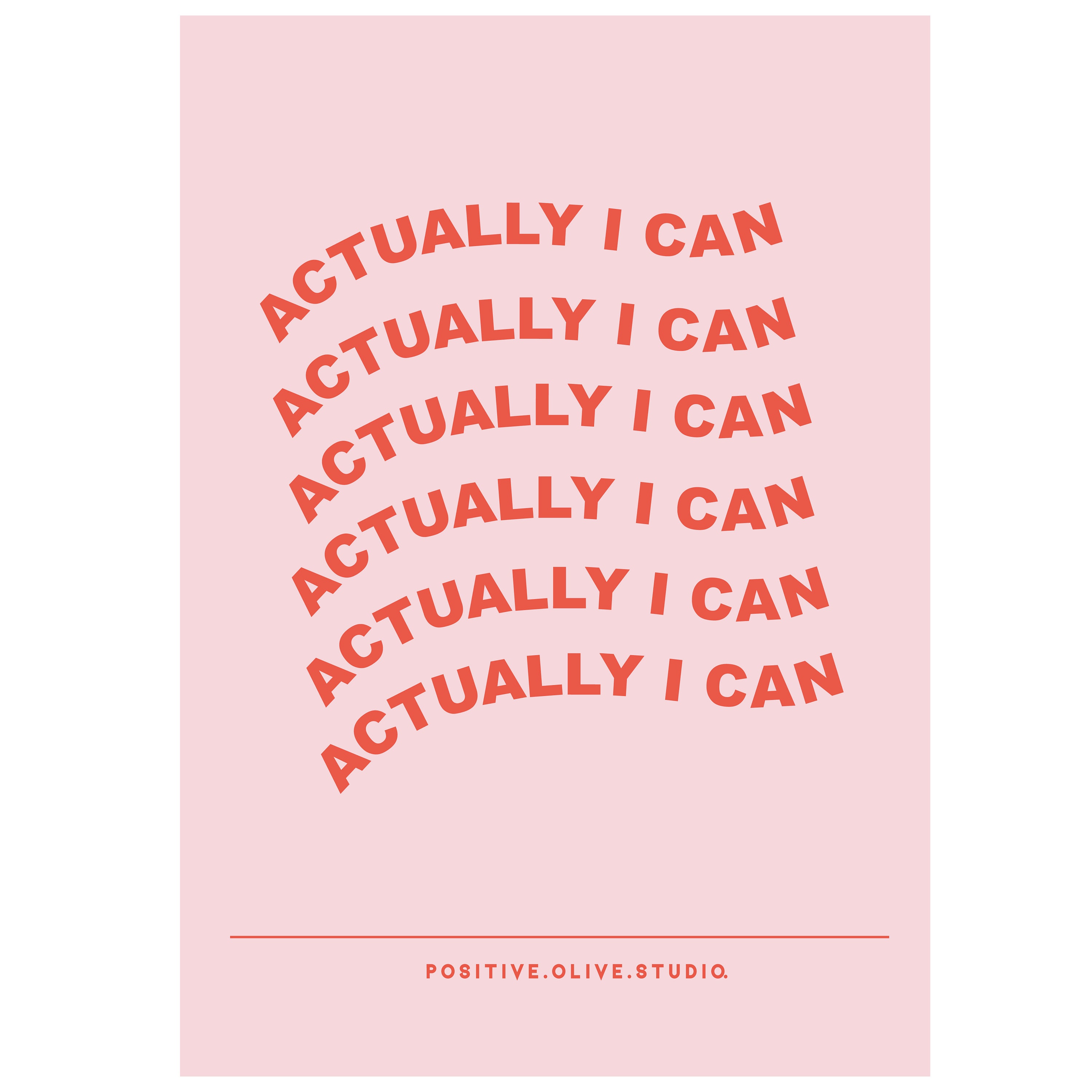ACTUALLY I CAN - Etsy