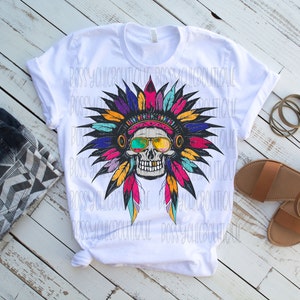 Aztec Skull Sublimation, Skull Png, DTG Printing, Sublimation Design, Png For T-shirt, Png For Sublimation, Clipart, Sublimate Printing, Png