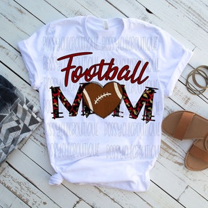 Football Mom, football clipart, transparent PNG file for sublimation, football mama PNG, printable football shirt design, football y’all