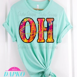Ohio Sublimation Design, Ohio Png, DTG Printing, Clipart, Digital Download, Png For Tshirt, Png For Sublimation, Sublimate Printing, Ohio