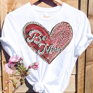 Be Mine PNG, Pink Leopard Valentines Day, Hand Drawn Heart, Valentines Sublimation Design, Digital Download, Valentines Love, Heart Love Png