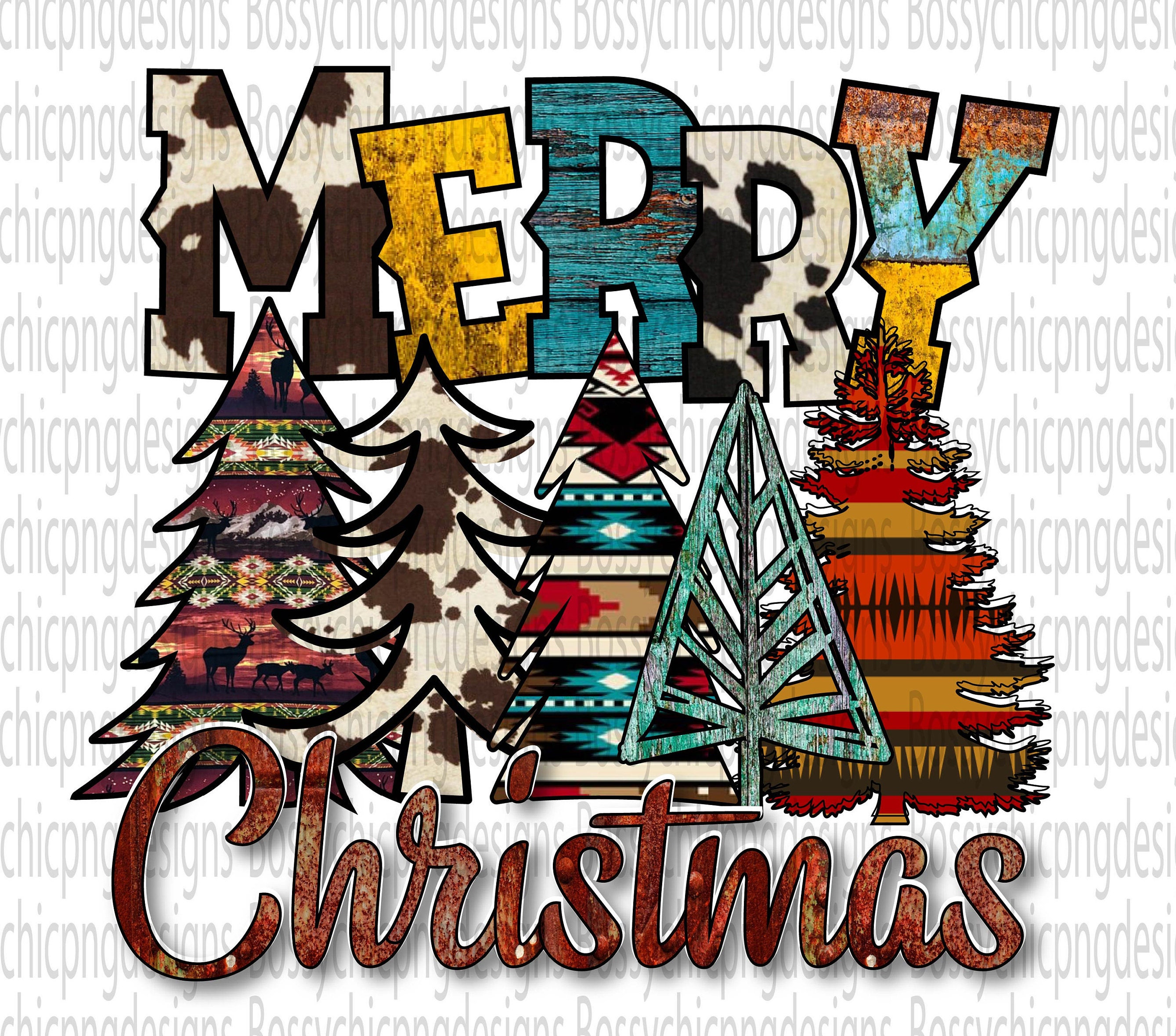 Merry Christmas Western 