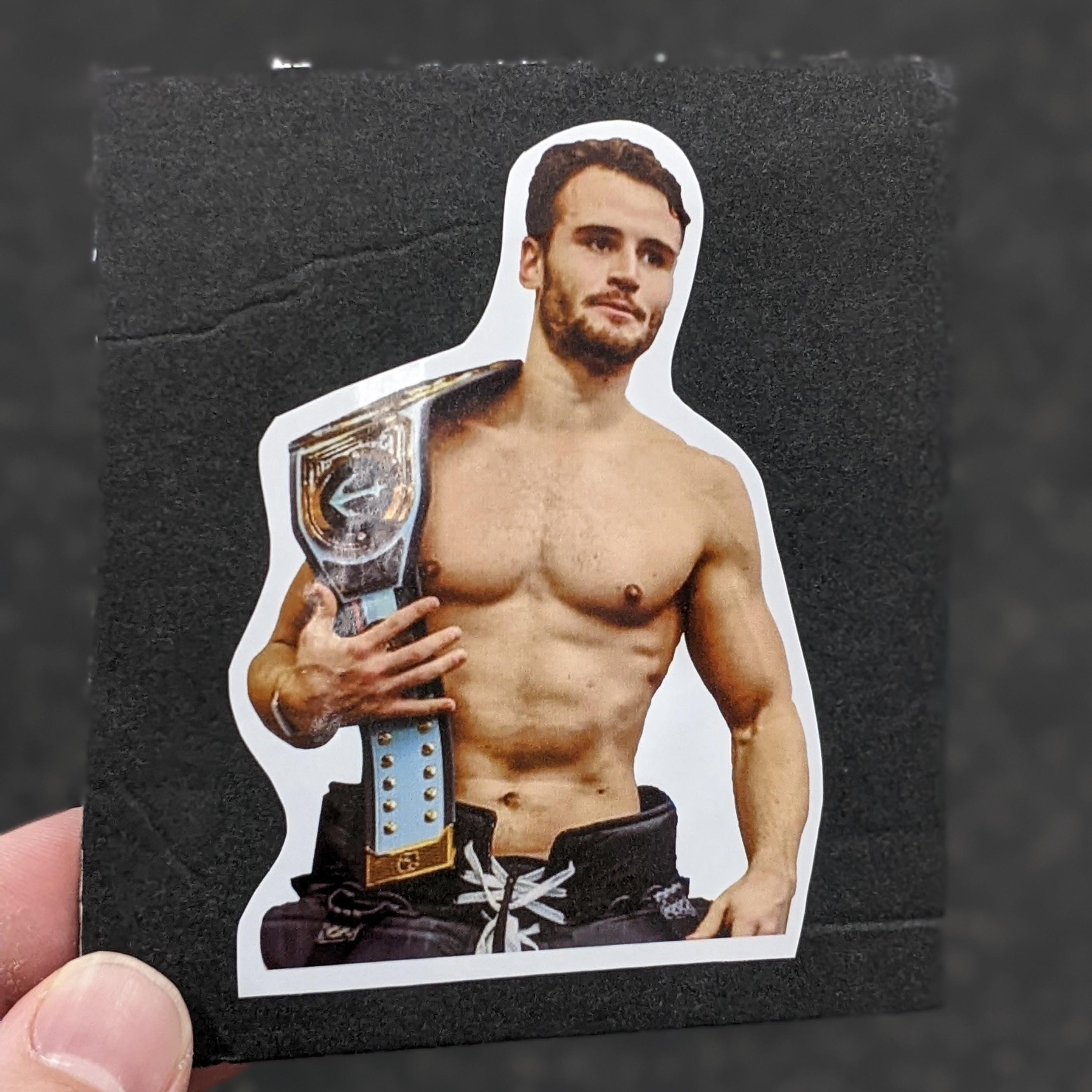 Seattle Kraken Meme Stickers - Joey Daccord with Belt