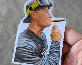 Seattle Mariners Meme Stickers - Scott Servais - Playoff Cigar