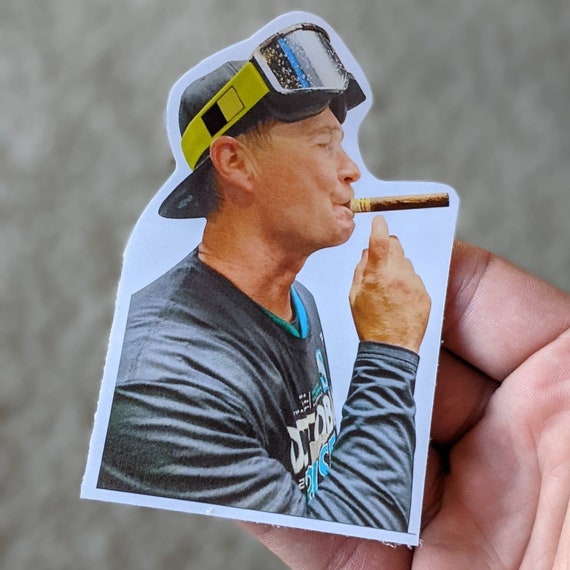 Seattle Mariners Meme Stickers - Scott Servais - Playoff Cigar