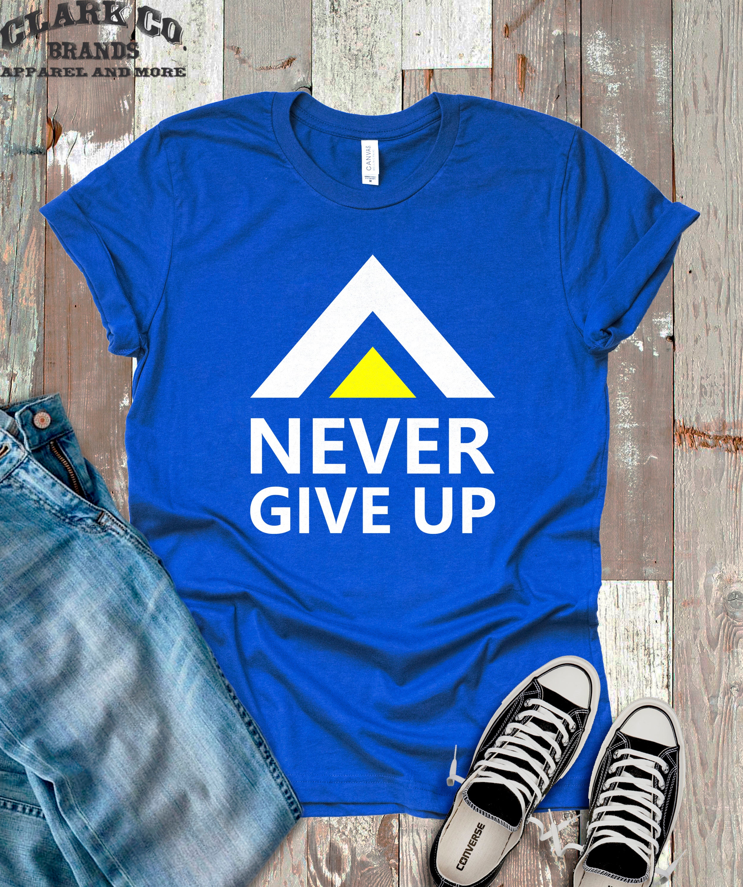 Never Give up T-shirt Inspirational Quote Gift Idea - Etsy