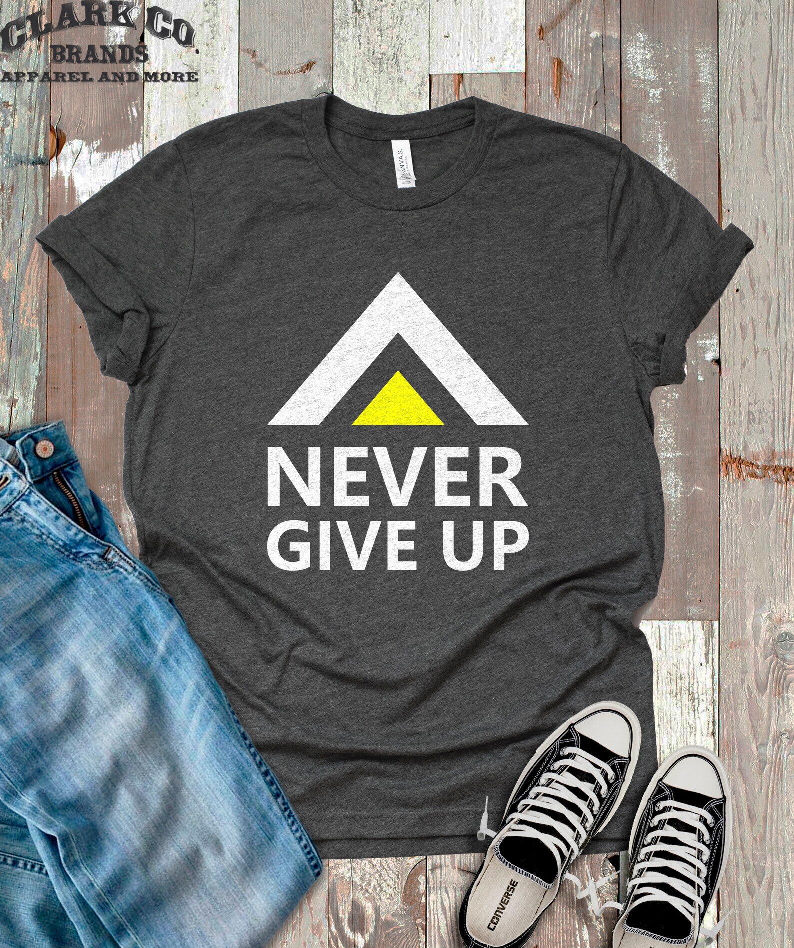 Never Give up T-shirt Inspirational Quote Gift Idea - Etsy