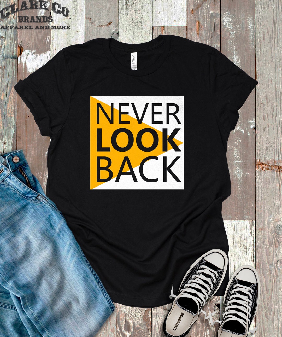 Never Look Back T-shirt Inspirational Shirts Gift Ideas - Etsy