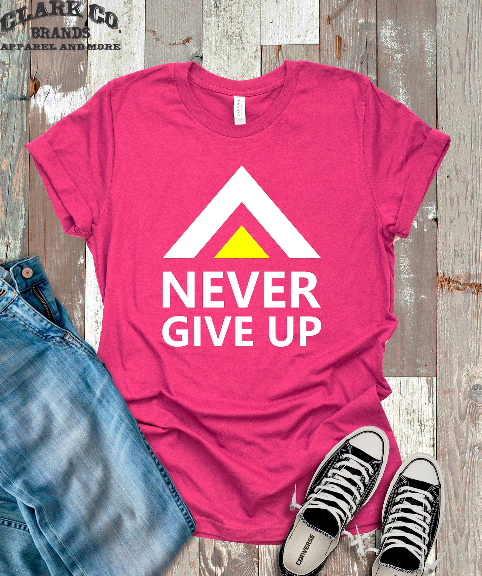 Never Give up T-shirt Inspirational Quote Gift Idea - Etsy
