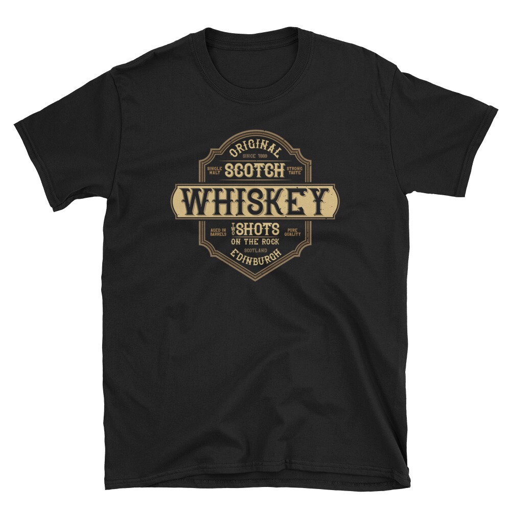 Original Scotch Whiskey Tshirt Edinburgh Alcohol Shirt - Etsy