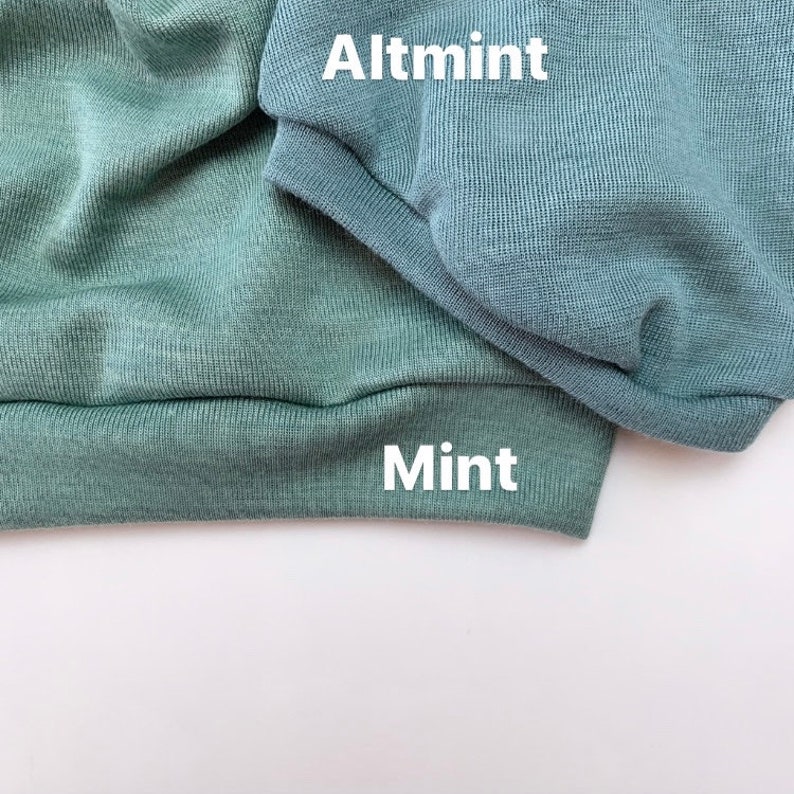 Bio Wolle-Seide Mütze EINLAGIG, Mint, für Kinder und Erwachsene, BEANIE image 4