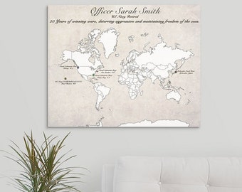 Military World map