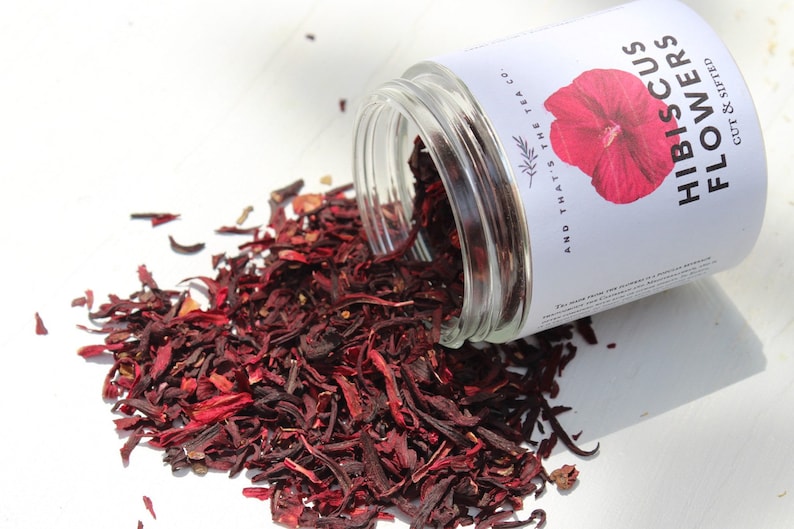 Organic Hibiscus Flowers Tea Hibiscus sabdariffa Loose Etsy