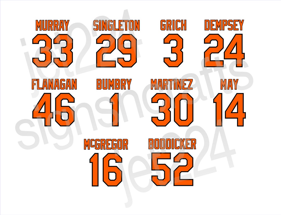 Baltimore Orioles Die-Cut Decal / Sticker - Official Team Colors