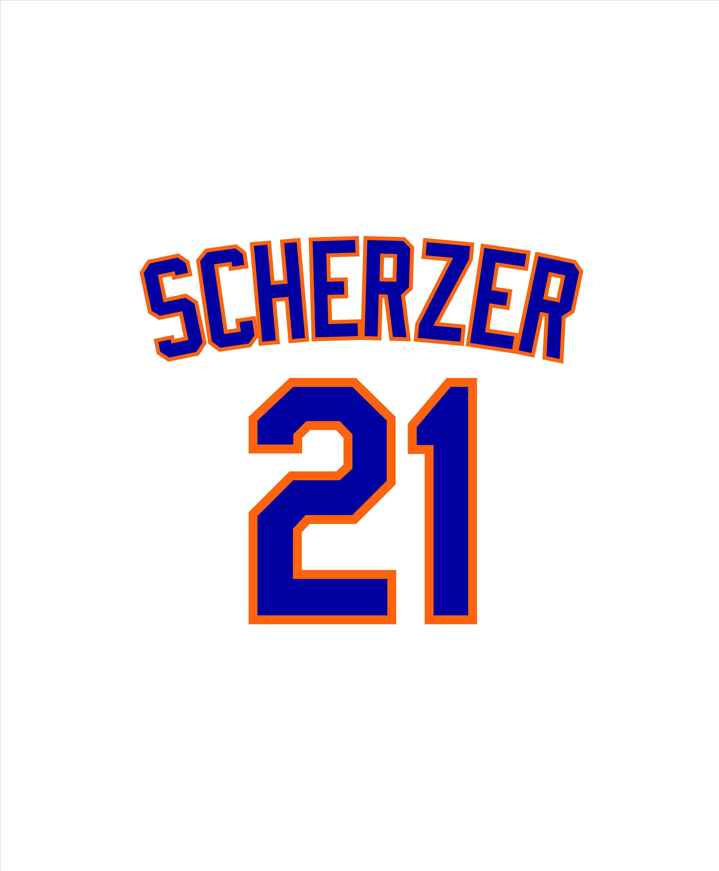 max scherzer jersey