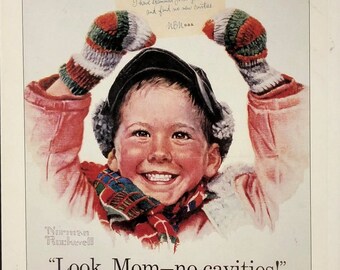 Norman Rockwell - Crest Tooth Paste 10"x14"