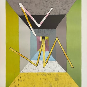 Jacques Villon - Original Lithograph Composition Rare Older Artwork