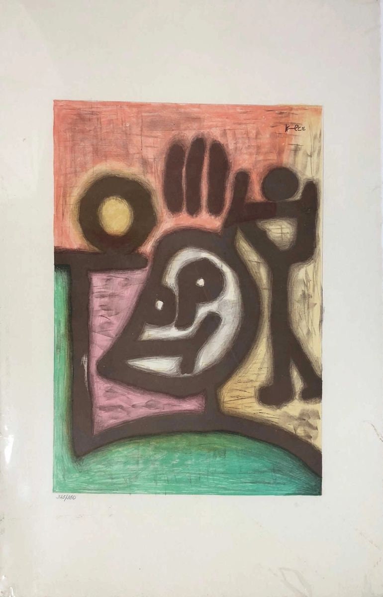 Paul Klee death and Fire Limited Edition Number 325/350, 13x20 Etsy
