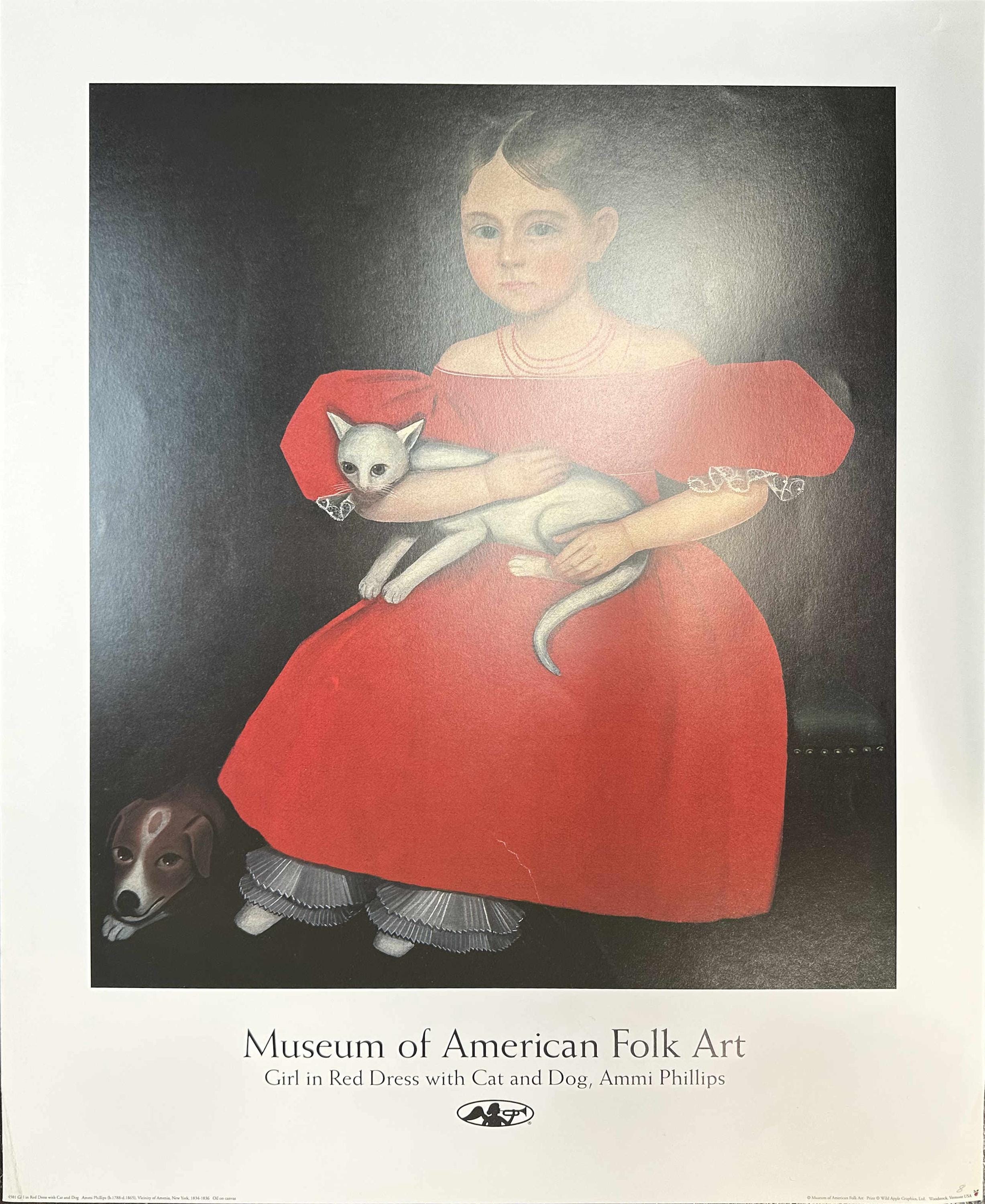 Young Girl With Her Dog/キース カーター/ポスター Girl and Dog Lithograph - Etsy