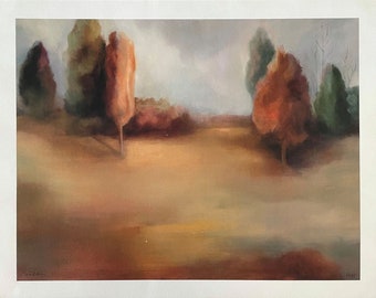 Caroline Ashton - "Gold Meadow I" Limited Ed 12/125 26x20