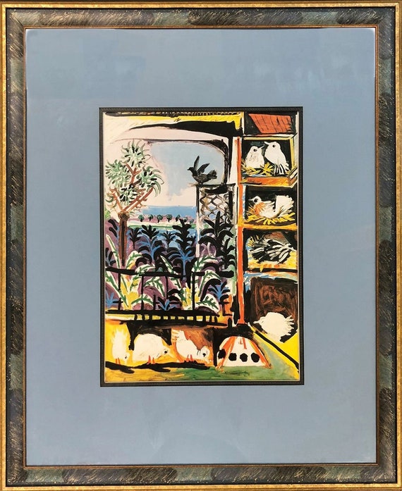 Picasso - Les Pigeons, C.1957 36.5x44.5 - Etsy