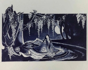 Vintage Print - Moon Night