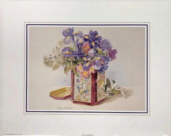 Jenny Mitchull - Floral Tin 20&quot;x16&quot;