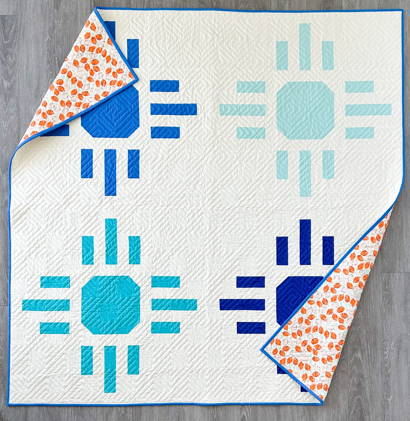 Aegean Quilt Pattern (PDF) - Etsy
