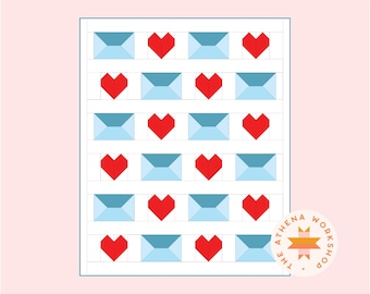 Love Mail Quilt Anleitung