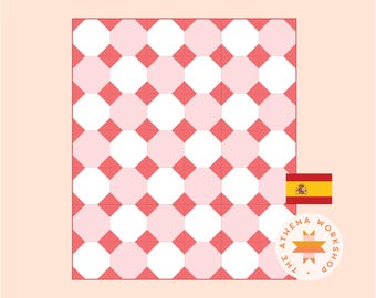 ESPAÑOL Patrón de Quilting/Patchwork PDF - Parisienne