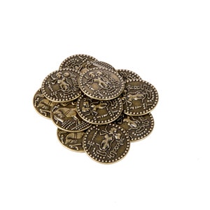 Indian Themed Gaming Coins - Medium 25mm (12-Pack)