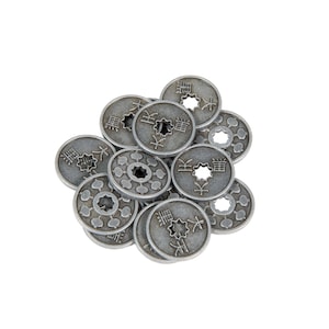 Pièces de jeu sur le thème du Japon - Petites 20 mm (paquet de 15)