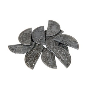 Pieces of Eight Themed Gaming Coins - Medium 25mm (12-Pack)