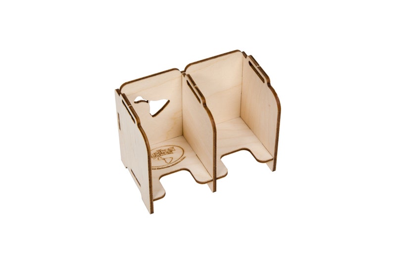 Stacking Tabletop Card Holder Mini 2 Tray Etsy