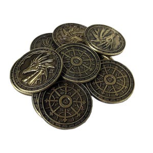 Monedas de fantasía - Oro mágico