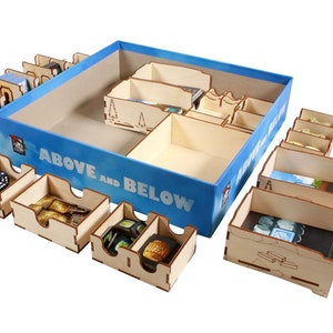 Organizador de juegos compatible con Above and Below
