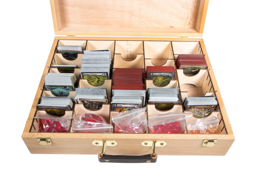 Boîte à Recettes En Bois Avec 150 Fiches Colorées - Dimensions 10.5x15 Cm, Fiches 7.6x12.5 Cm - Organisateur De Cuisine Avec Intercalaires - 8