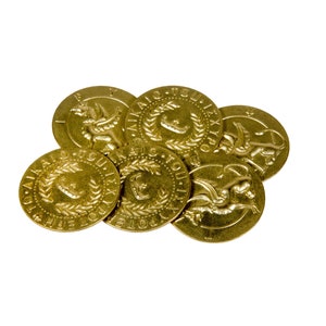 Mythological Creatures Themed Gaming Coins - Jumbo 35mm (6-Pack)