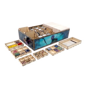 Organizador de juegos compatible con Crimson Scales