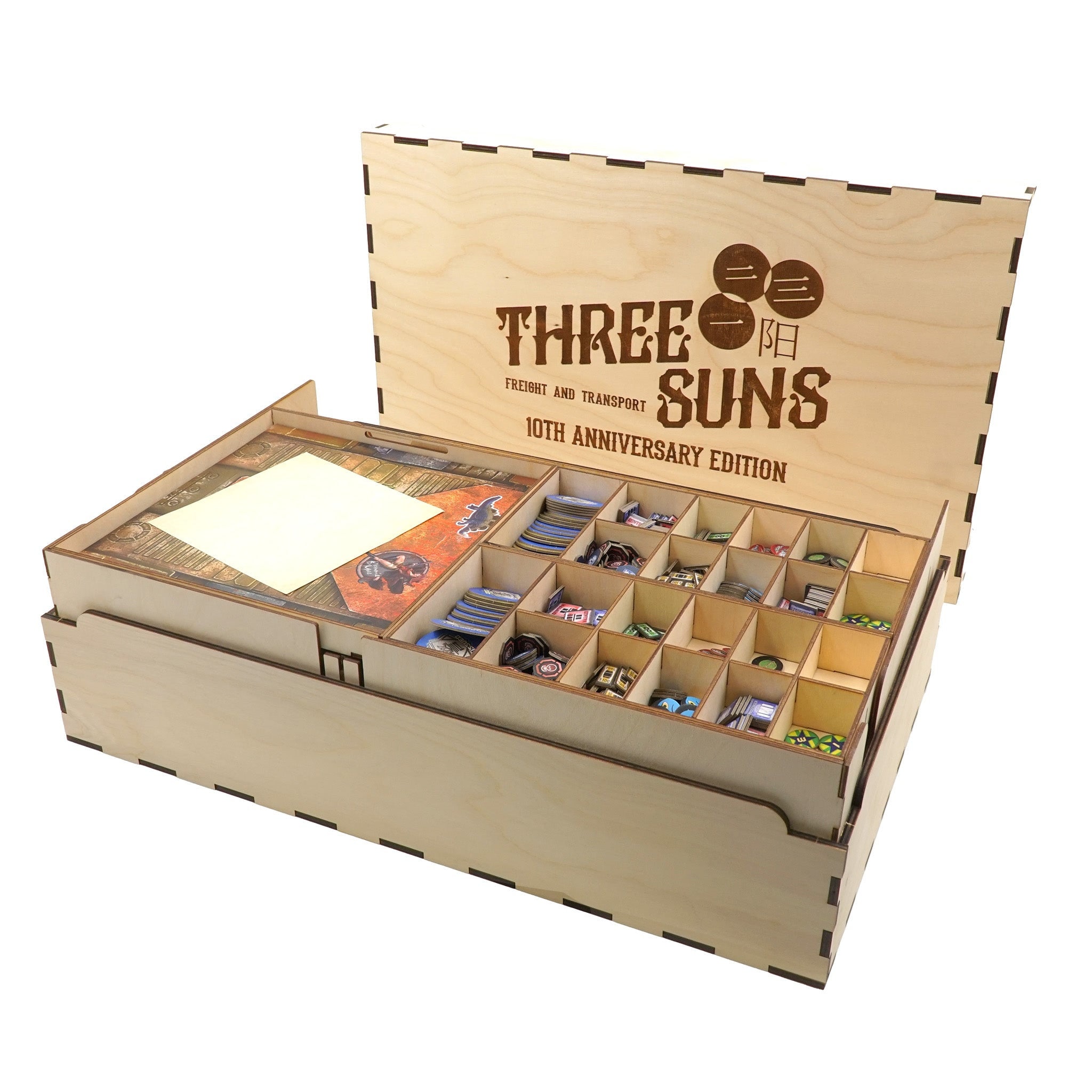 broken token arkham horror card game The Broken Token Game Organizer - Arkham Horror: The Card Game Revised Core  Set Compatible Organizer, Wooden Storage Box for Tabletop Games, Board Games main image 1